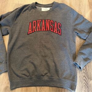 Arkansas Razorbacks Crewneck Sweatshirt Charcoal